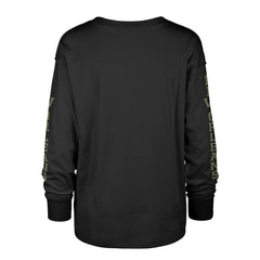 47 brand New Orleans Saints '47 Women's Tom Cat Lightweight Long Sleeve T-Shirt Black