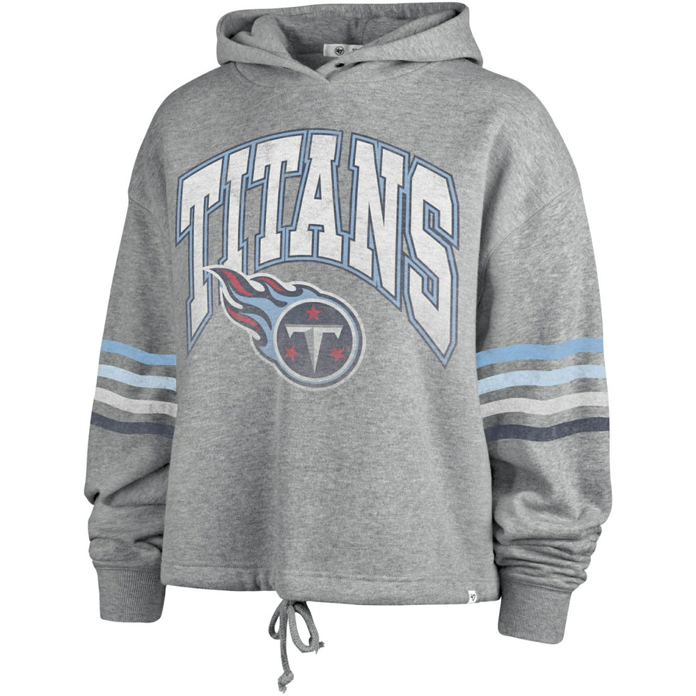 47 brand Tennessee Titans '47 Women's Upland Bennett Pullover Hoodie Heather Gray