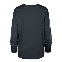 47 brand Tennessee Titans '47 Women's Tom Cat Lightweight Long Sleeve T-Shirt Navy