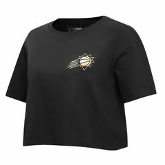 Phoenix Suns Pro Standard Women's Holiday Glam Boxy T-Shirt Black