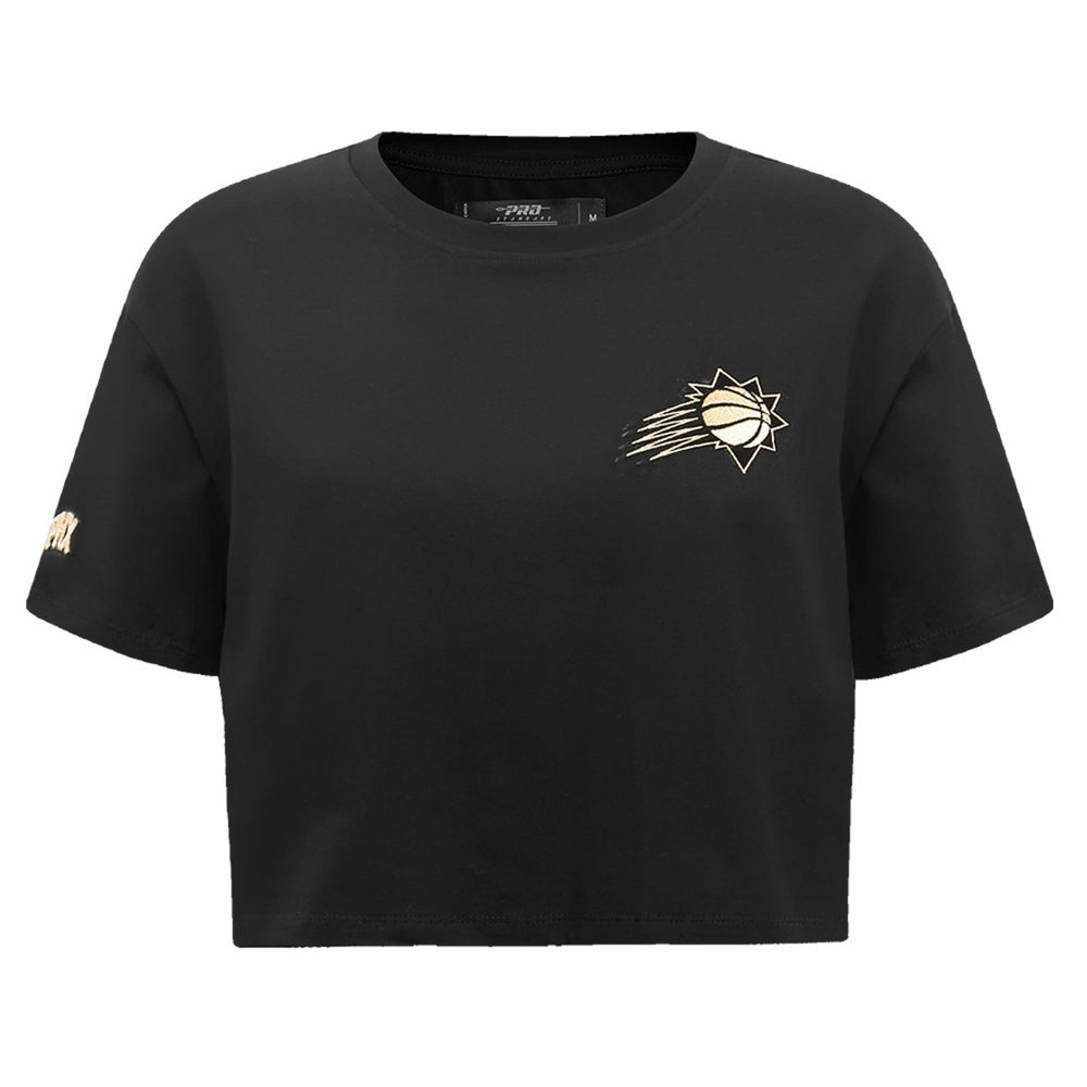 Phoenix Suns Pro Standard Women's Holiday Glam Boxy T-Shirt Black