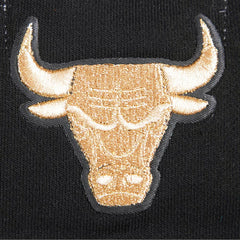 Chicago Bulls Pro Standard Women's Glam Cropped Pullover Sweatshirt - Black