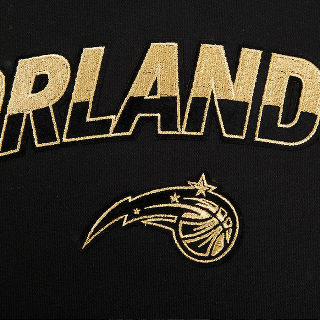 Orlando Magic Pro Standard Women's Glam Cropped Pullover Sweatshirt - Black