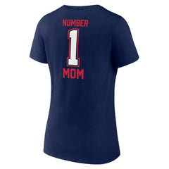 Fanatics New England Patriots Women's Mother's Day V-Neck T-Shirt Navy