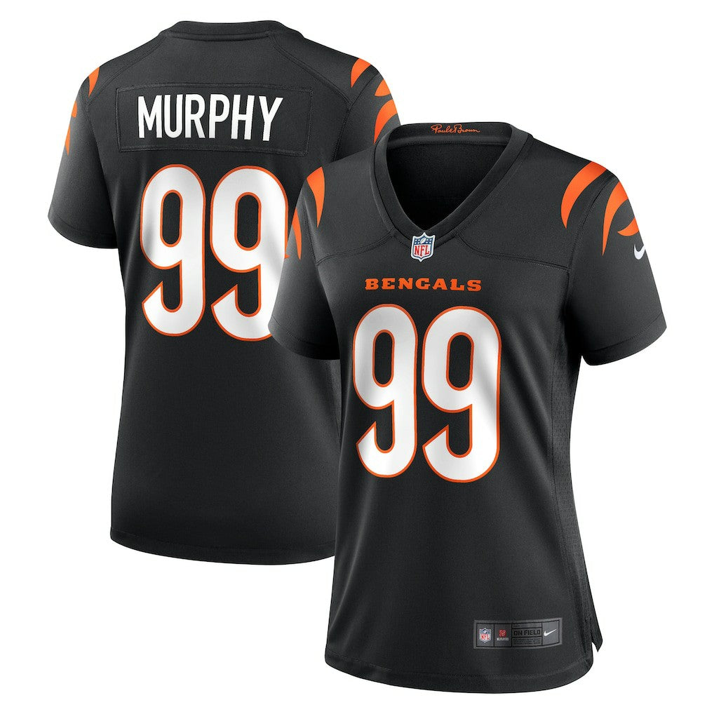 Nike Myles Murphy Cincinnati Bengals Women's Team Game Jersey Black