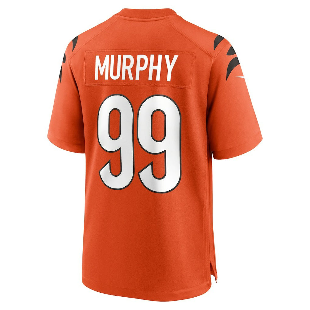Nike Myles Murphy Cincinnati Bengals Alternate Game Jersey Orange