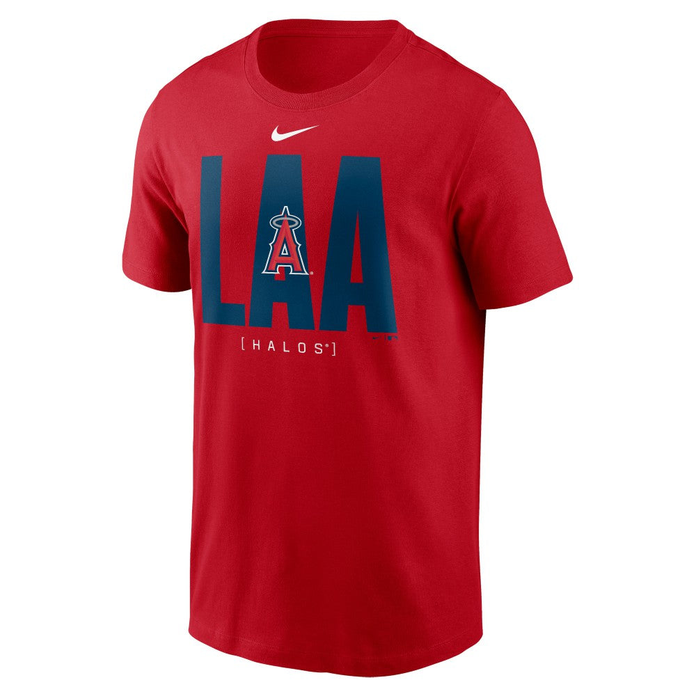 Los Angeles Angels Nike Scoreboard T-Shirt - Red - Nike Discount