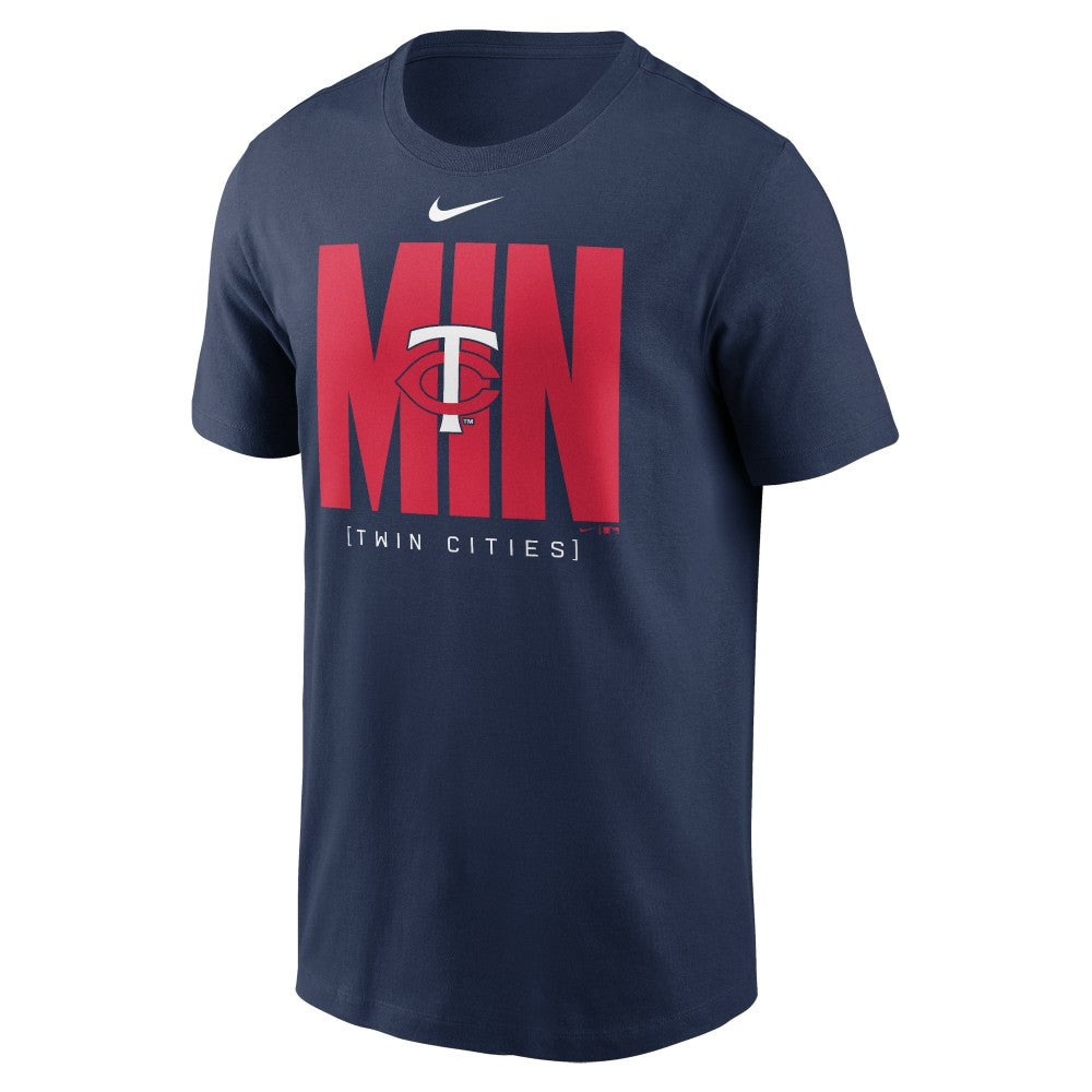 Minnesota Twins Nike Scoreboard T-Shirt - Navy - Nike Discount