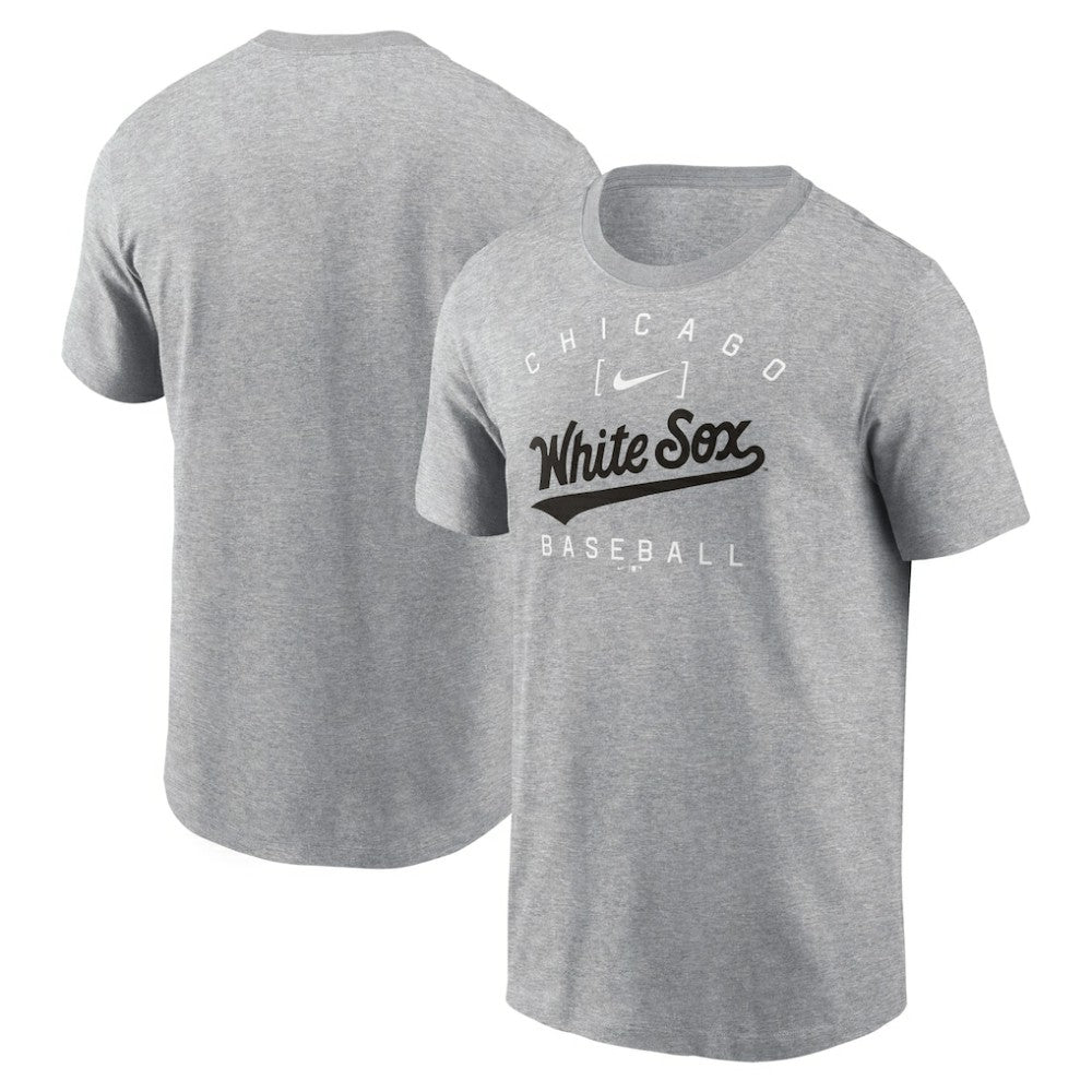 Chicago White Sox Nike Home Team Athletic Arch T-Shirt - Heather Gray - Nike Sale