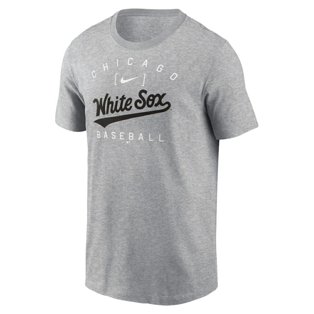 Chicago White Sox Nike Home Team Athletic Arch T-Shirt - Heather Gray - Nike Sale