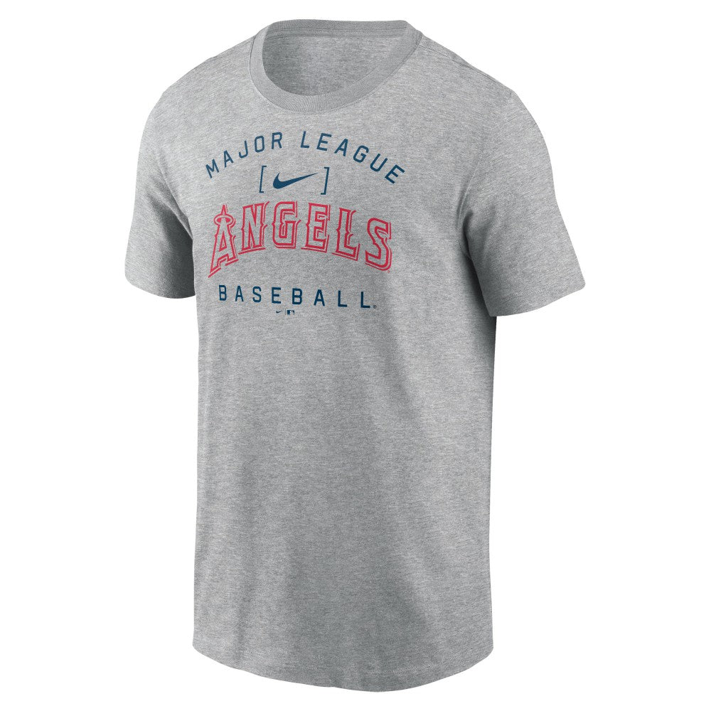 Los Angeles Angels Nike Home Team Athletic Arch T-Shirt - Heather Gray - Nike on Sale