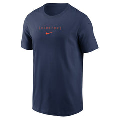 Houston Astros Nike Large Logo Back Stack T-Shirt - Navy - Nike Discount