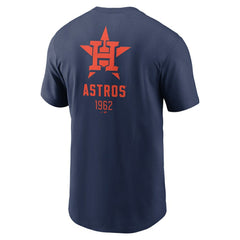 Houston Astros Nike Large Logo Back Stack T-Shirt - Navy - Nike Discount