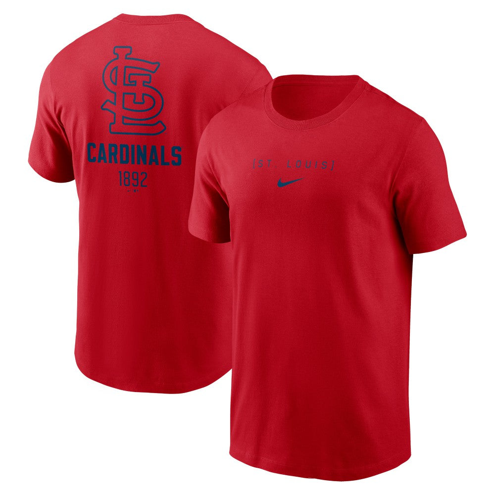 St. Louis Cardinals Nike Large Logo Back Stack T-Shirt - Red - Nike Online