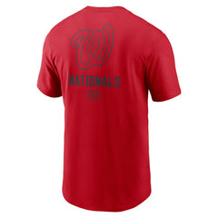 Washington Nationals Nike Large Logo Back Stack T-Shirt - Red - Nike Online