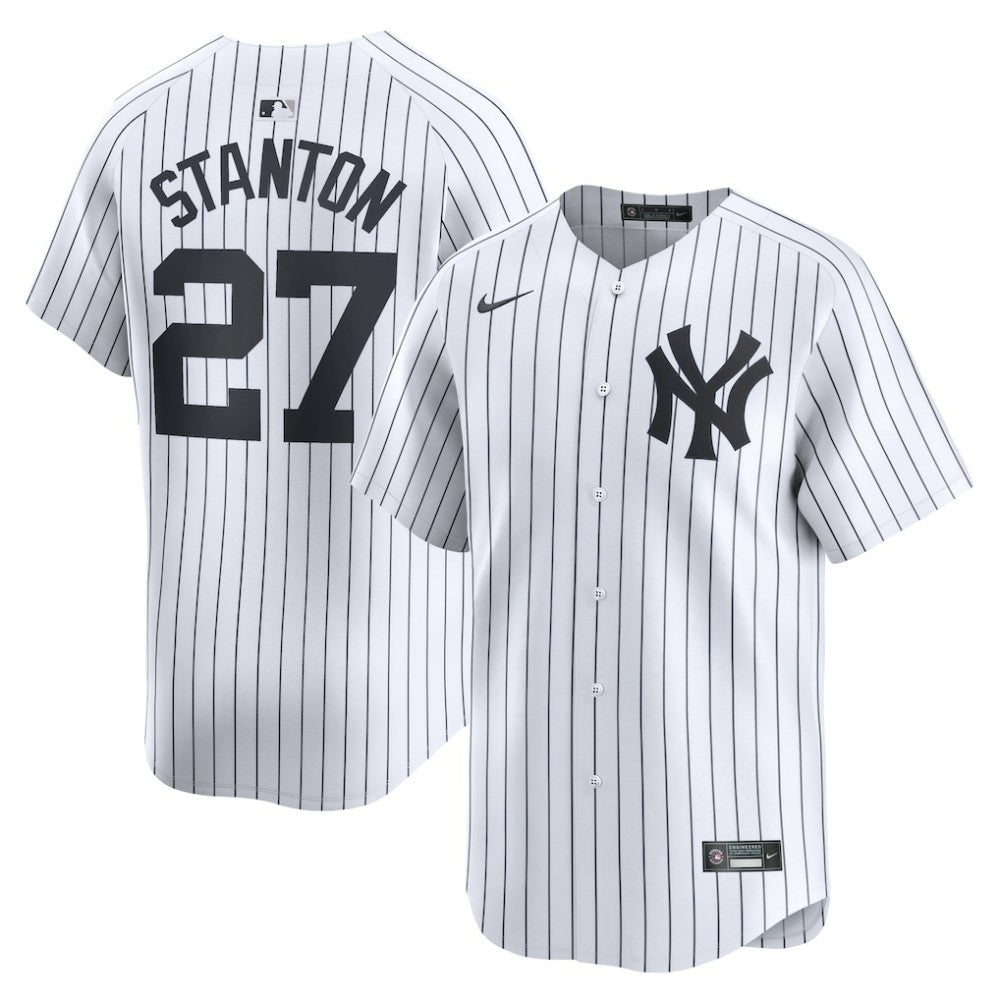 Giancarlo Stanton New York Yankees Nike Home Limited Player Jersey - White - Nike Online