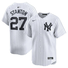 Giancarlo Stanton New York Yankees Nike Home Limited Player Jersey - White - Nike Online