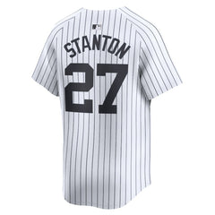 Giancarlo Stanton New York Yankees Nike Home Limited Player Jersey - White - Nike Online