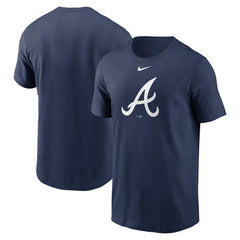 Atlanta Braves Nike Fuse Large Logo T-Shirt - Navy - Nike Lifestyle