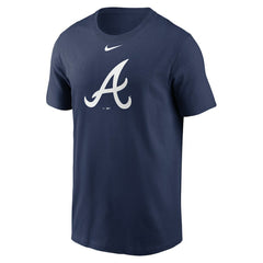 Atlanta Braves Nike Fuse Large Logo T-Shirt - Navy - Nike Lifestyle