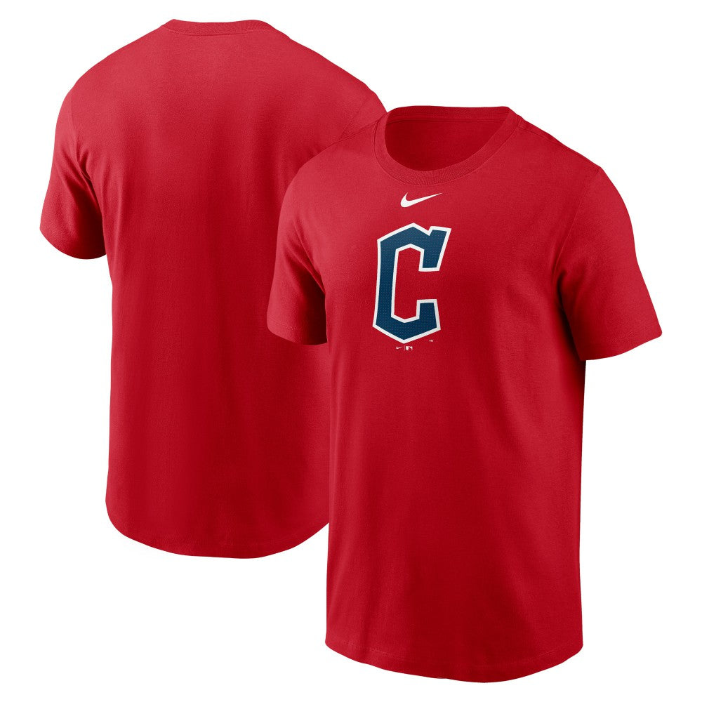 Cleveland Guardians Nike Fuse Large Logo T-Shirt - Red - Nike on Sale