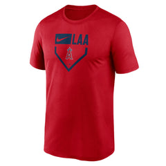 Los Angeles Angels Nike Home Plate Icon Legend Performance T-Shirt - Red - Nike Lifestyle