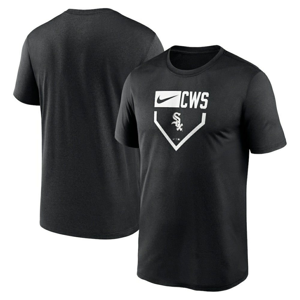 Chicago White Sox Nike Home Plate Icon Legend Performance T-Shirt - Black - Nike Lifestyle
