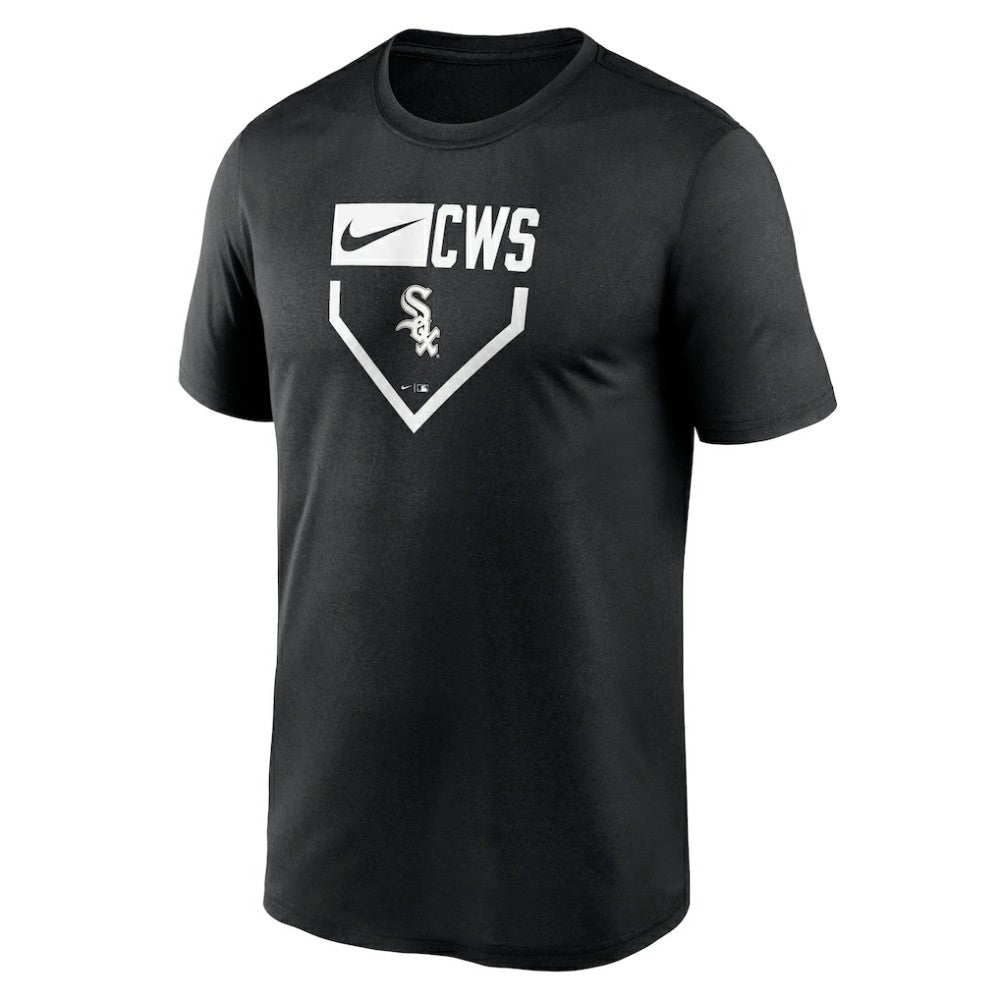 Chicago White Sox Nike Home Plate Icon Legend Performance T-Shirt - Black - Nike Lifestyle