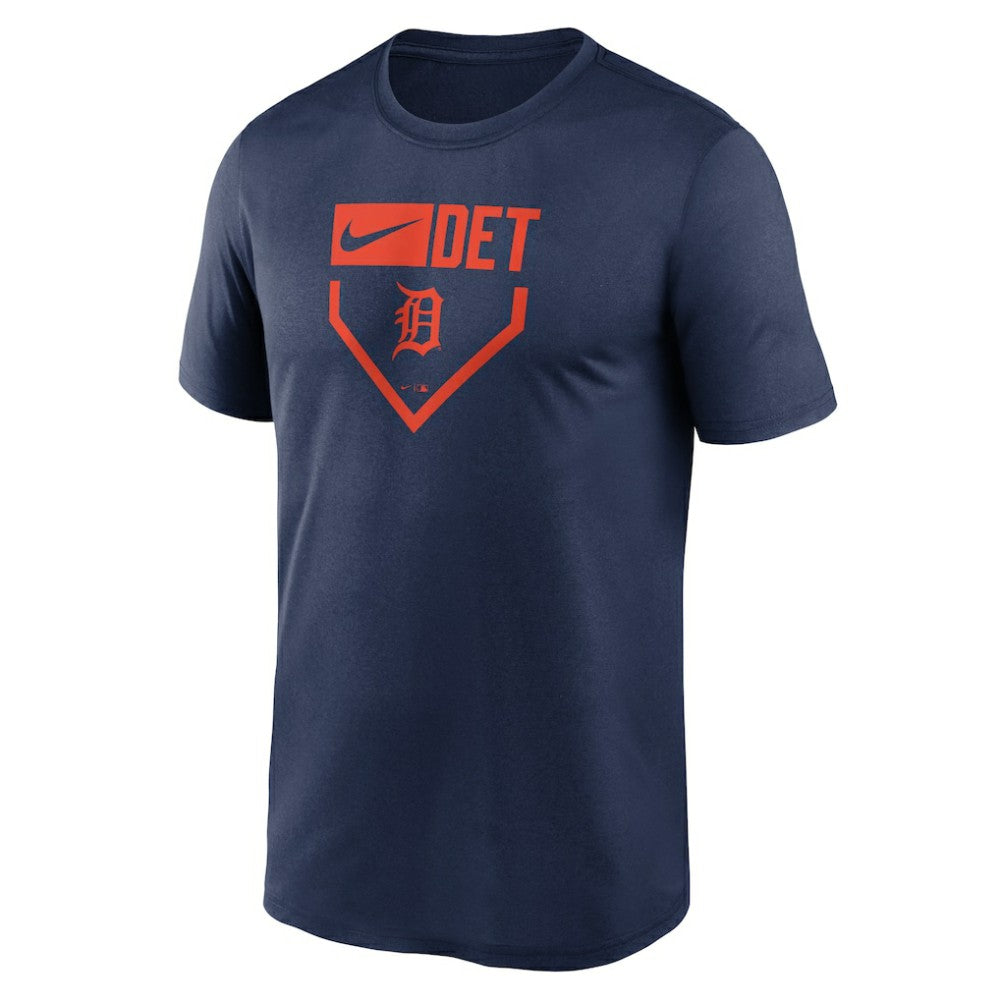 Detroit Tigers Nike Home Plate Icon Legend Performance T-Shirt - Navy - Nike Sale