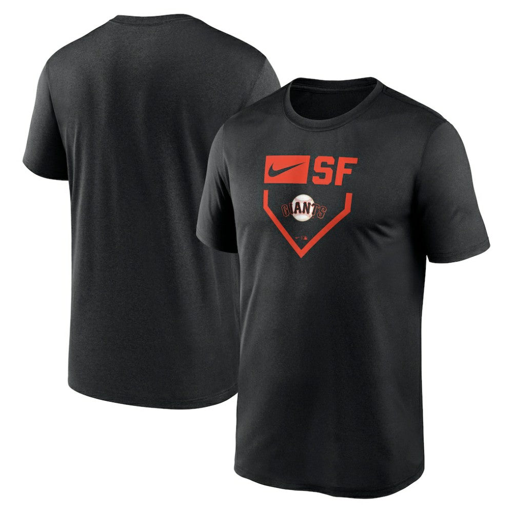 San Francisco Giants Nike Home Plate Icon Legend Performance T-Shirt - Black - Nike Sale