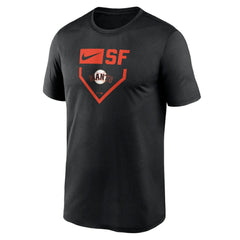 San Francisco Giants Nike Home Plate Icon Legend Performance T-Shirt - Black - Nike Sale