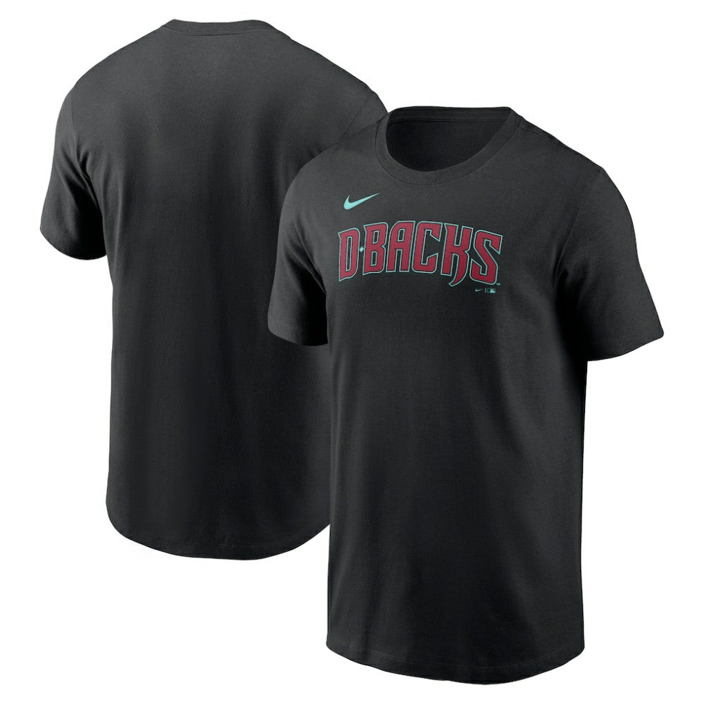 Arizona Diamondbacks Nike Wordmark T-Shirt - Black - Nike Discount