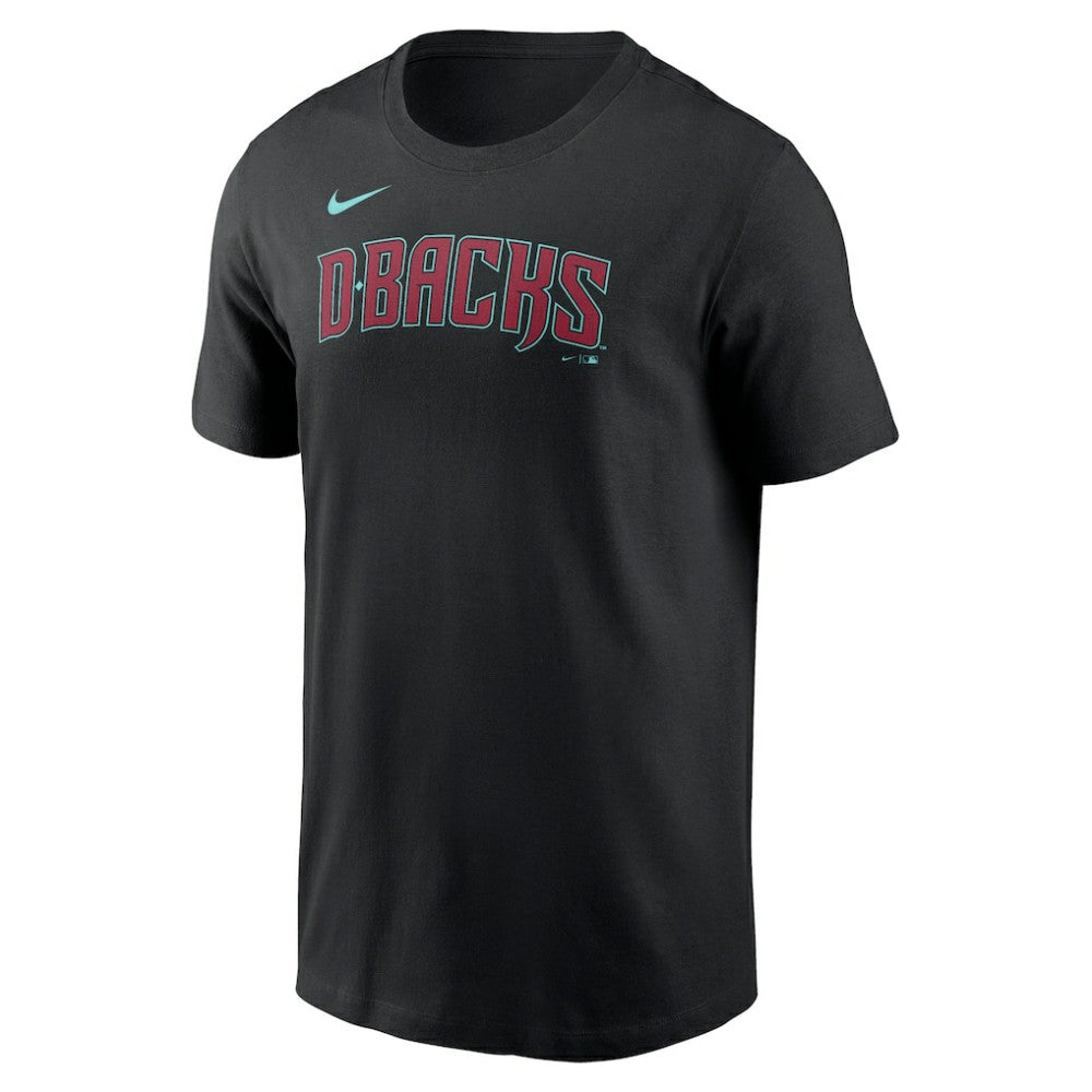 Arizona Diamondbacks Nike Wordmark T-Shirt - Black - Nike Discount