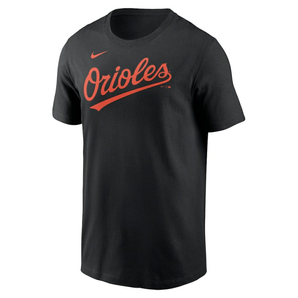 Baltimore Orioles Nike Fuse Wordmark T-Shirt - Black - Nike Sale