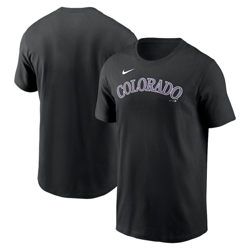 Colorado Rockies Nike Fuse Wordmark T-Shirt - Black - Nike Online
