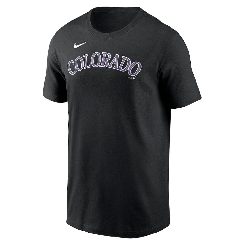 Colorado Rockies Nike Fuse Wordmark T-Shirt - Black - Nike Online