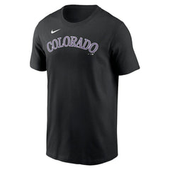 Colorado Rockies Nike Fuse Wordmark T-Shirt - Black - Nike Online