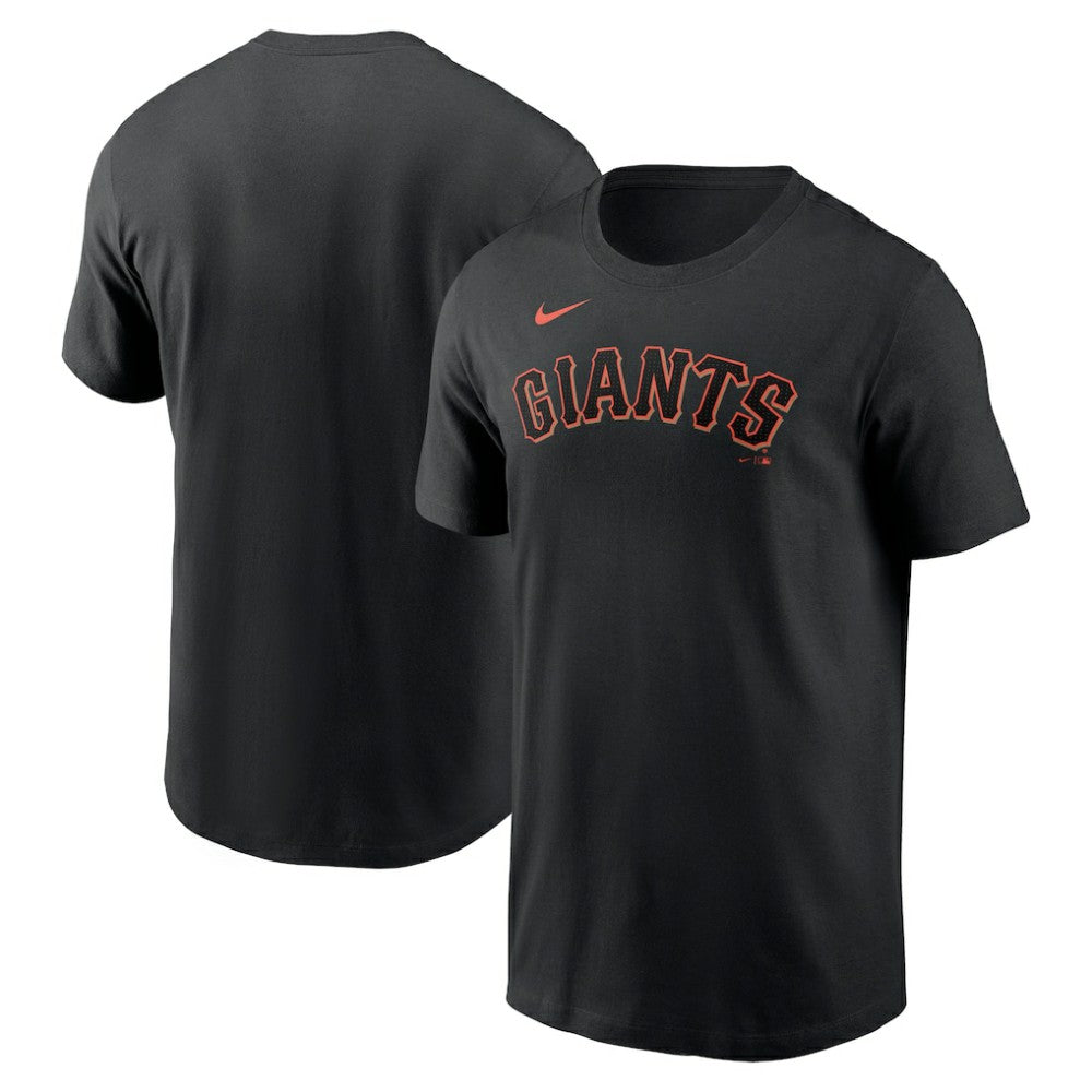 San Francisco Giants Nike Fuse Wordmark T-Shirt - Black - Nike Sale
