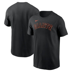 San Francisco Giants Nike Fuse Wordmark T-Shirt - Black - Nike Sale