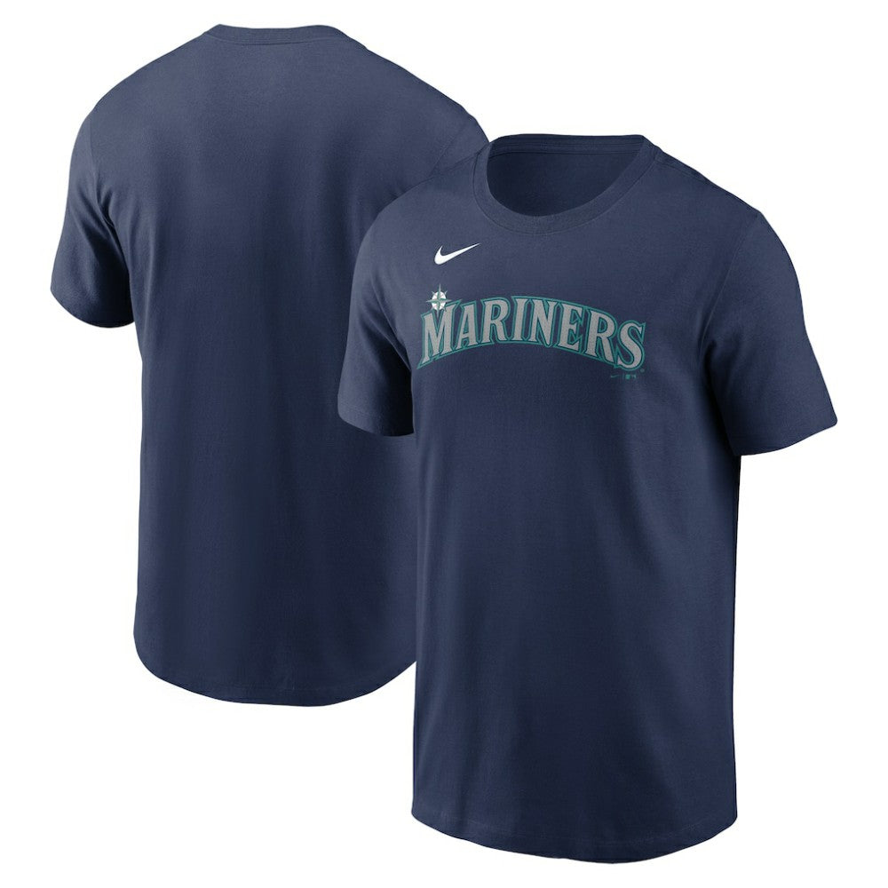 Seattle Mariners Nike Fuse Wordmark T-Shirt - Navy - Nike Online