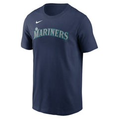 Seattle Mariners Nike Fuse Wordmark T-Shirt - Navy - Nike Online