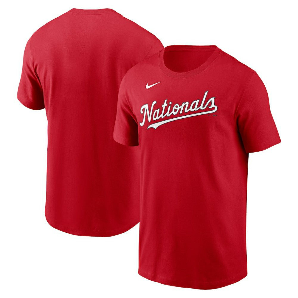 Washington Nationals Nike Fuse Wordmark T-Shirt - Red - Nike Online