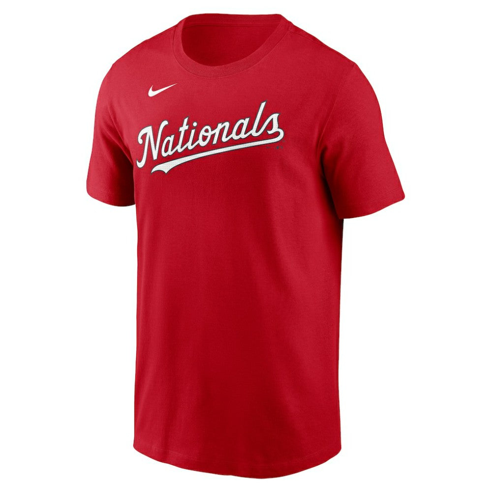Washington Nationals Nike Fuse Wordmark T-Shirt - Red - Nike Online