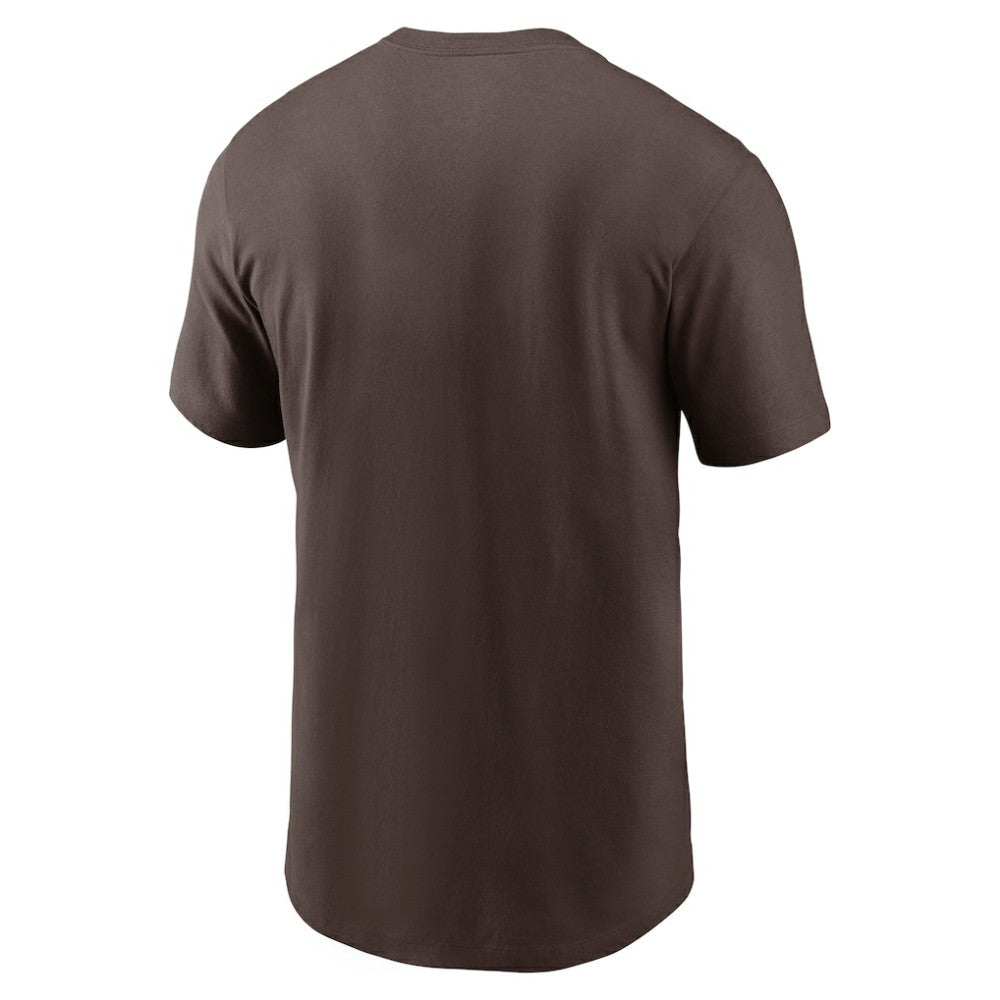 San Diego Padres Nike Fuse Wordmark T-Shirt - Brown - Nike Online