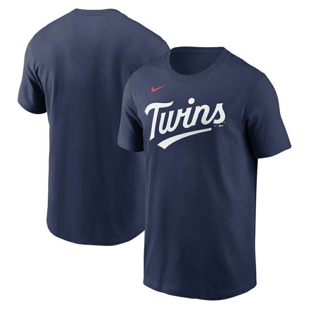Minnesota Twins Nike Fuse Wordmark T-Shirt - Navy - Nike Lifestyle