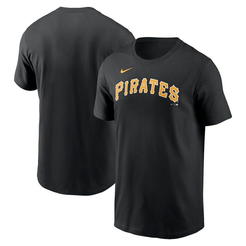 Pittsburgh Pirates Nike Fuse Wordmark T-Shirt - Black - Nike Lifestyle