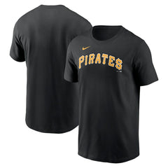 Pittsburgh Pirates Nike Fuse Wordmark T-Shirt - Black - Nike Lifestyle