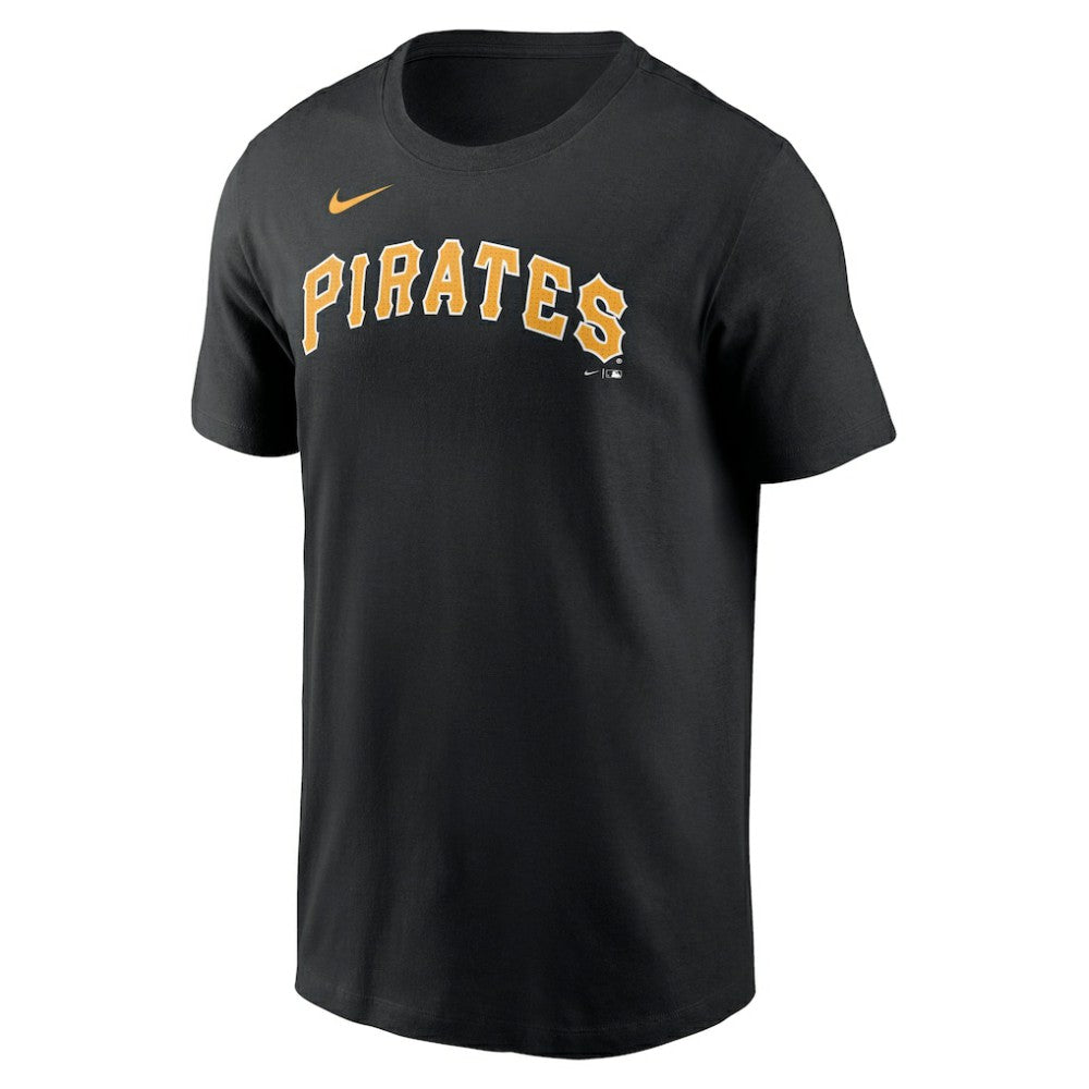 Pittsburgh Pirates Nike Fuse Wordmark T-Shirt - Black - Nike Lifestyle
