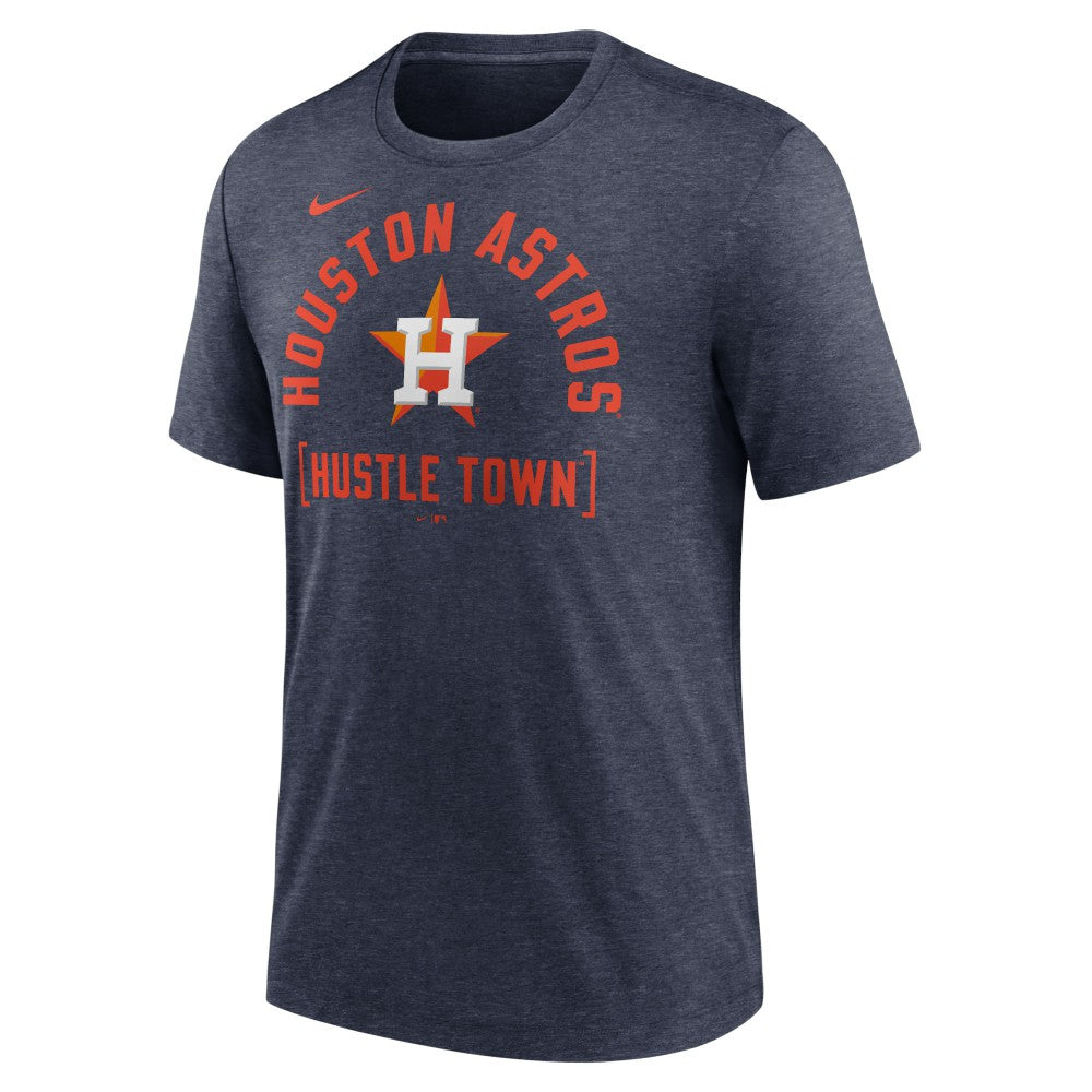 Houston Astros Nike Swing Big Tri-Blend T-Shirt - Heather Navy - Nike Online