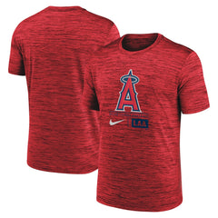 Los Angeles Angels Nike Large Logo Velocity T-Shirt - Red - Nike Lifestyle